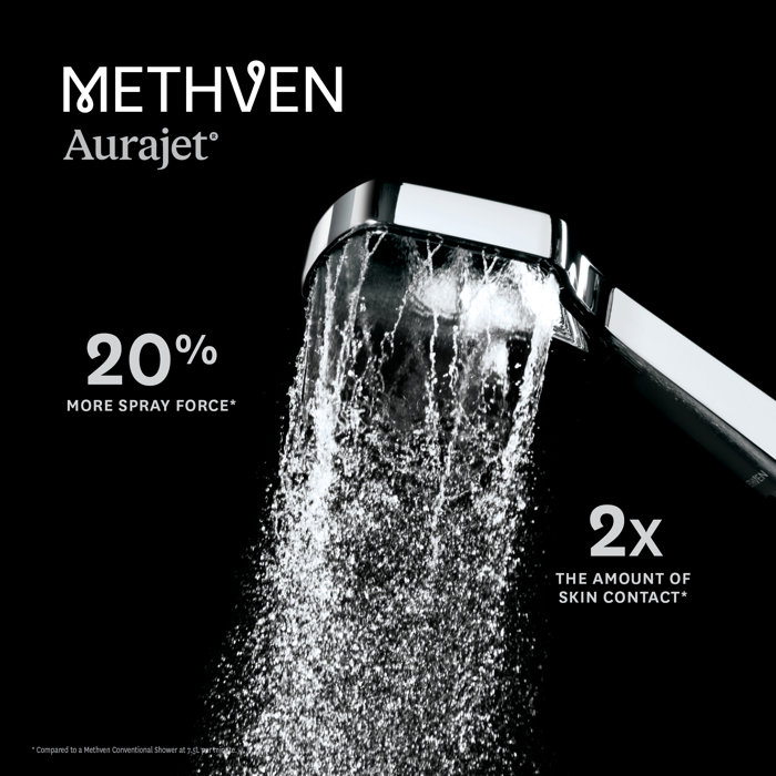 Methven Rua 1Spray 6 in. Single Wall Mount Handheld Shower Head in